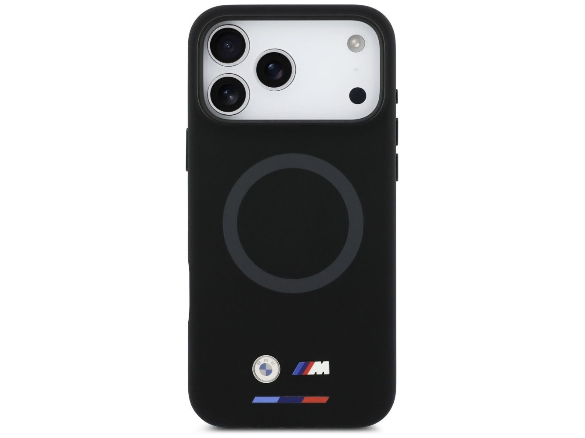 BMW M Silicon Logo MagSafe Case for iPhone 17 Pro Max - Black