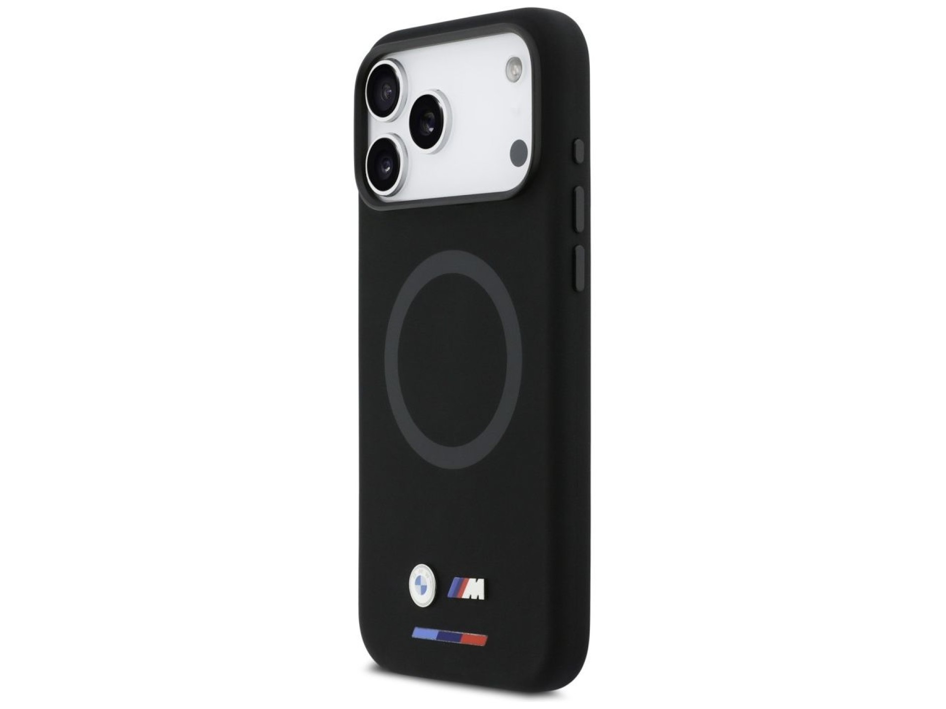 BMW M Silicon Logo MagSafe Case for iPhone 17 Pro Max - Black