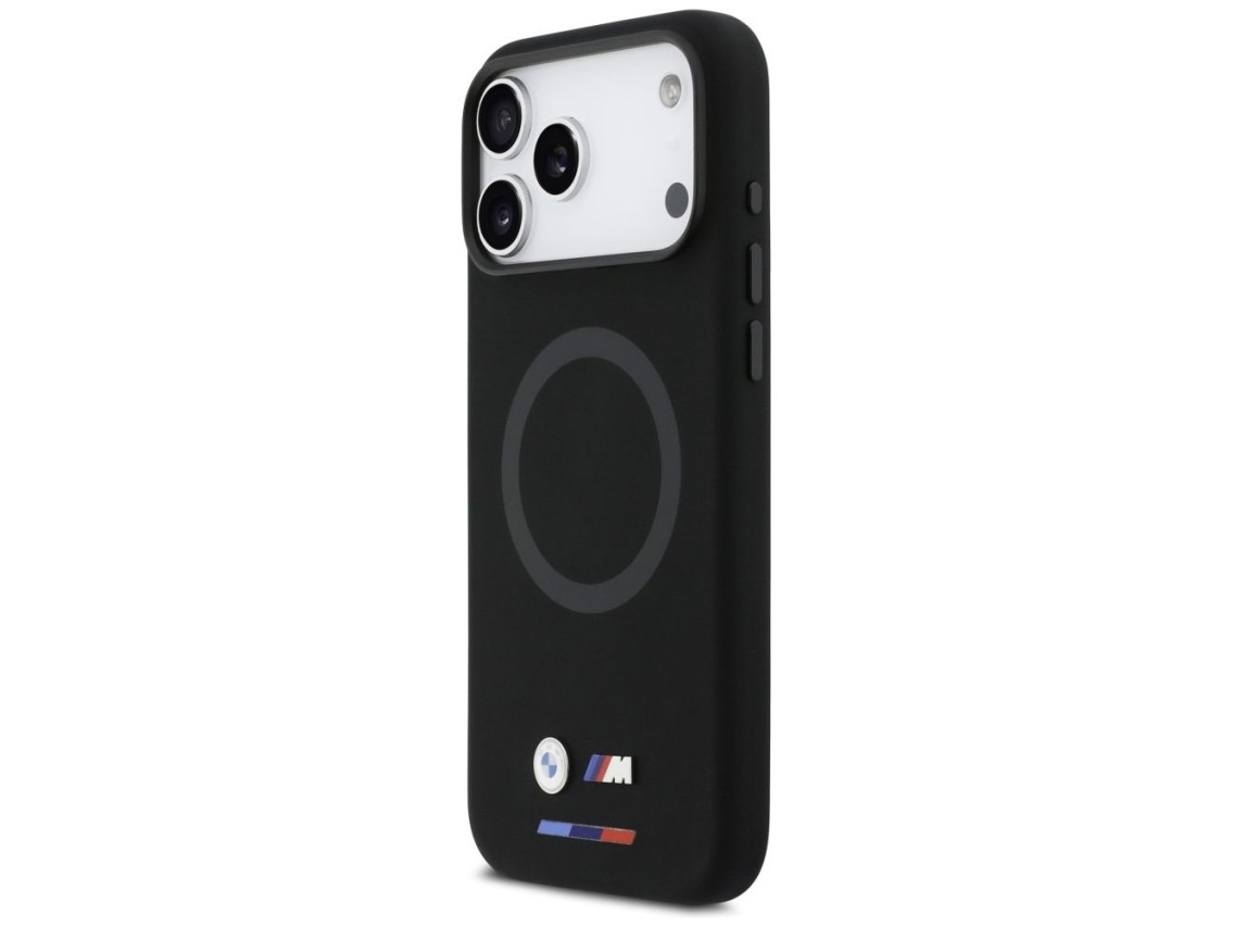 BMW M Silicon Logo MagSafe Case for iPhone 17 Pro Max - Black