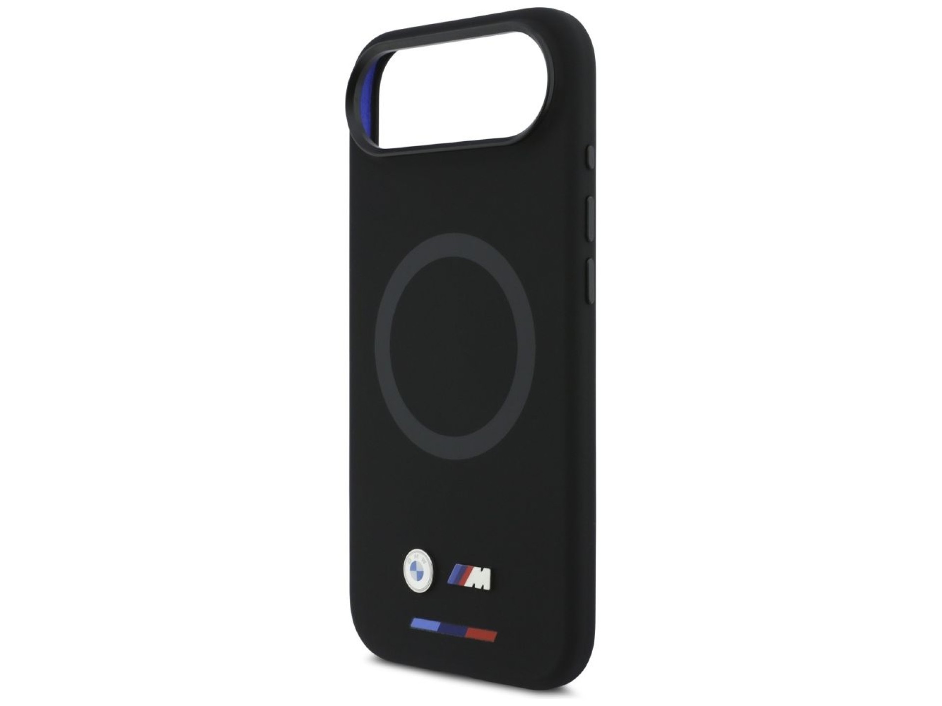 Funda de silicona con logo BMW M MagSafe para iPhone Air - Negra