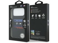 Funda BMW M Silicona con Línea Horizontal MagSafe para iPhone 17 Pro Max - Negra Funda BMW M Silicona con Línea Horizontal MagSafe para iPhone 17 Pro Max - Negra