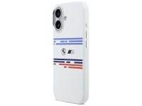 BMW M Silicon Horizontal Line MagSafe Case for iPhone 17 - White BMW M Silicon Horizontal Line MagSafe Case for iPhone 17 - White
