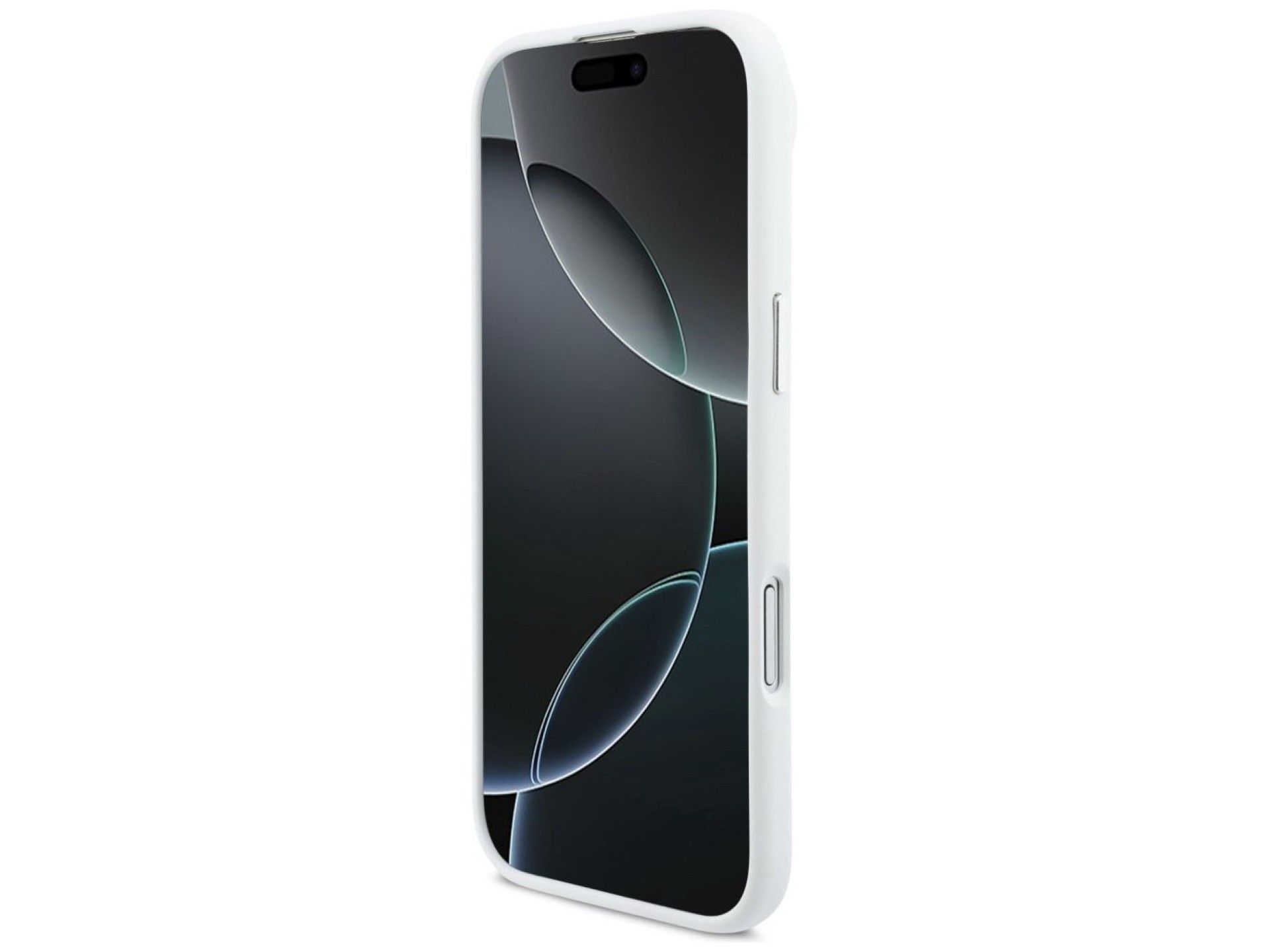 BMW M Silicon Horizontal Line MagSafe Case for iPhone Air - White