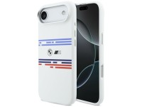 BMW M Silicon Horizontal Line MagSafe Case for iPhone Air - White BMW M Silicon Horizontal Line MagSafe Case for iPhone Air - White