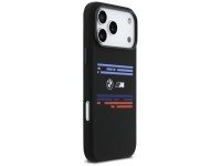 Funda BMW M Silicona con Línea Horizontal MagSafe para iPhone 17 Pro Max - Negra Funda BMW M Silicona con Línea Horizontal MagSafe para iPhone 17 Pro Max - Negra