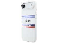 BMW M Silicon Horizontal Line MagSafe Case for iPhone Air - White BMW M Silicon Horizontal Line MagSafe Case for iPhone Air - White