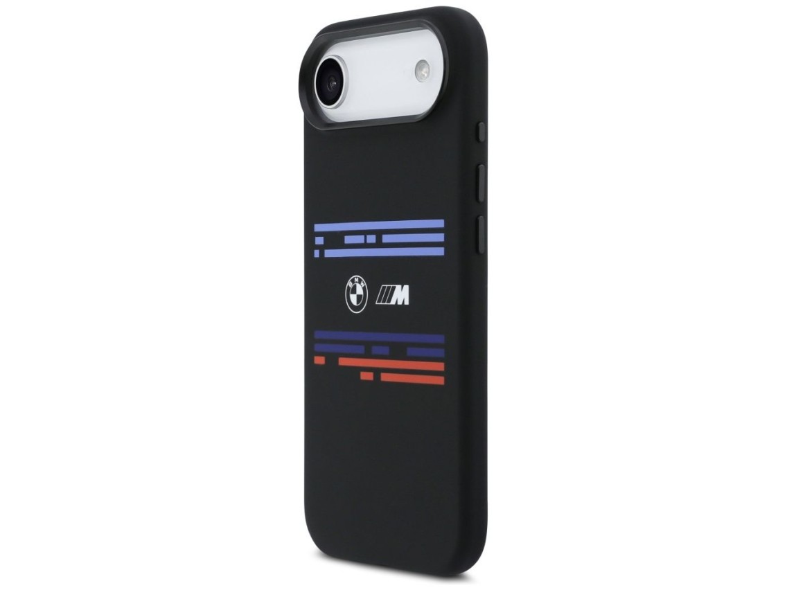 BMW M Silicon Horizontal Line MagSafe Case for iPhone Air - Black