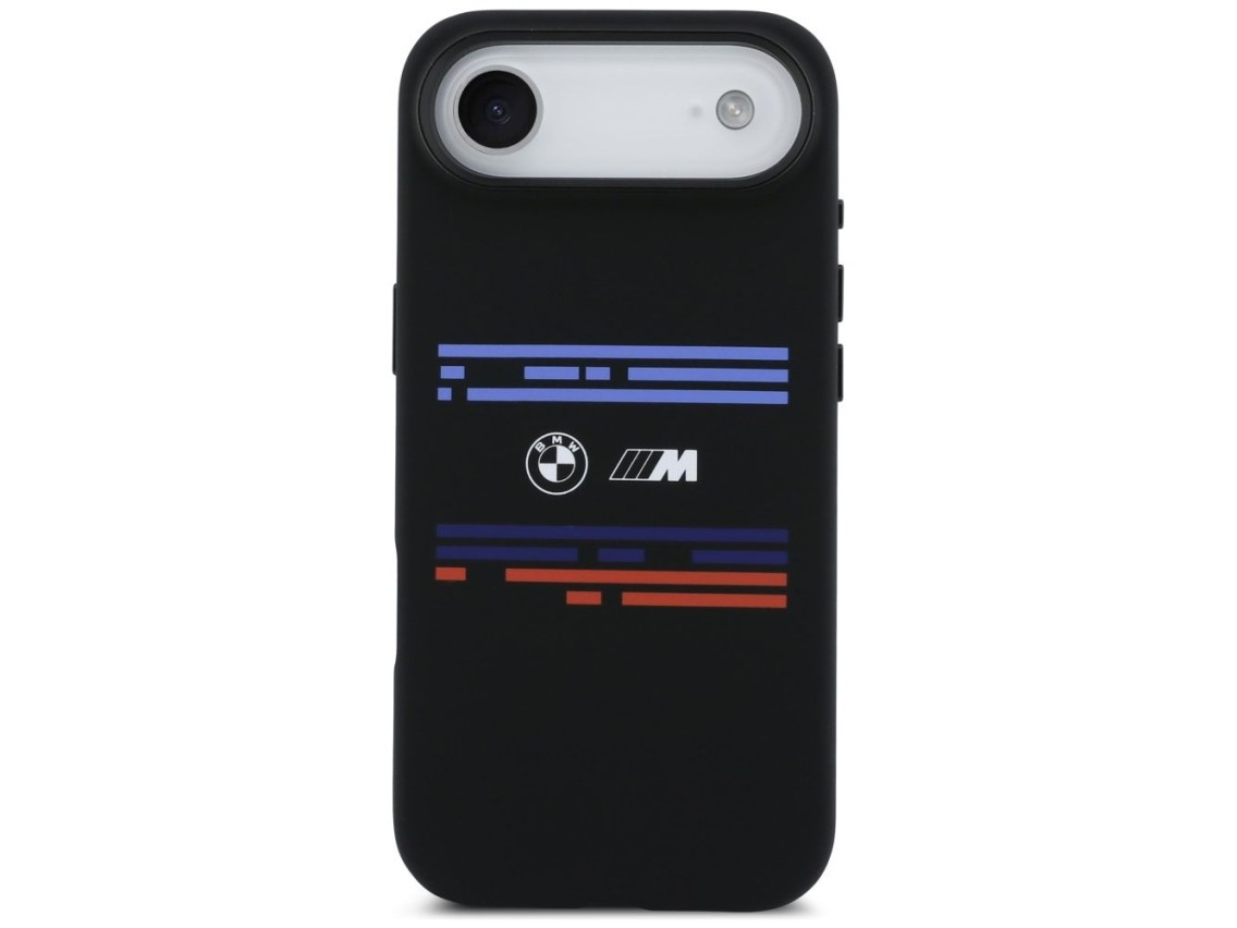 BMW M Silicon Horizontal Line MagSafe Case for iPhone Air - Black