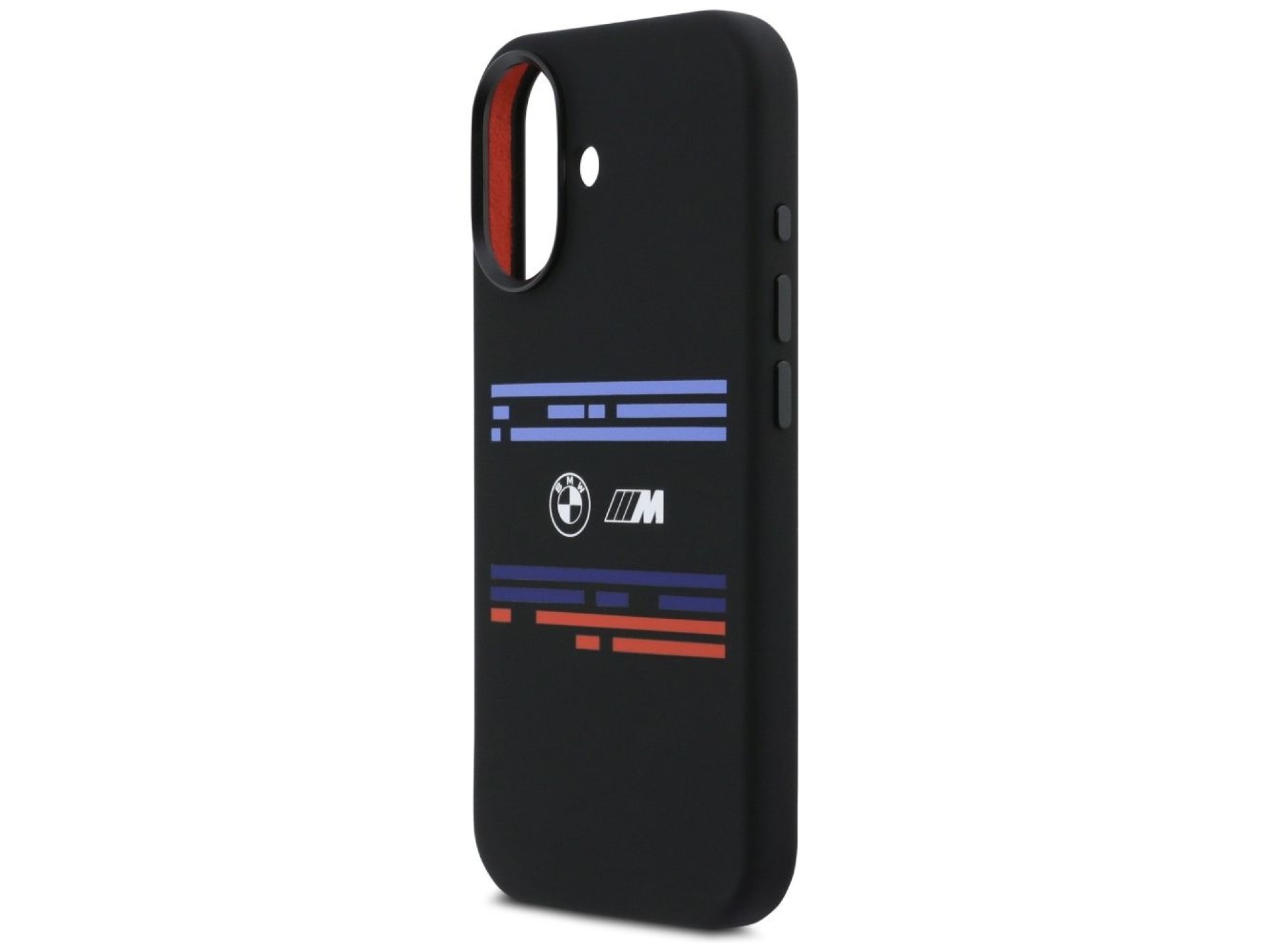 BMW M Silicon Horizontal Line MagSafe Case for iPhone 17 - Black