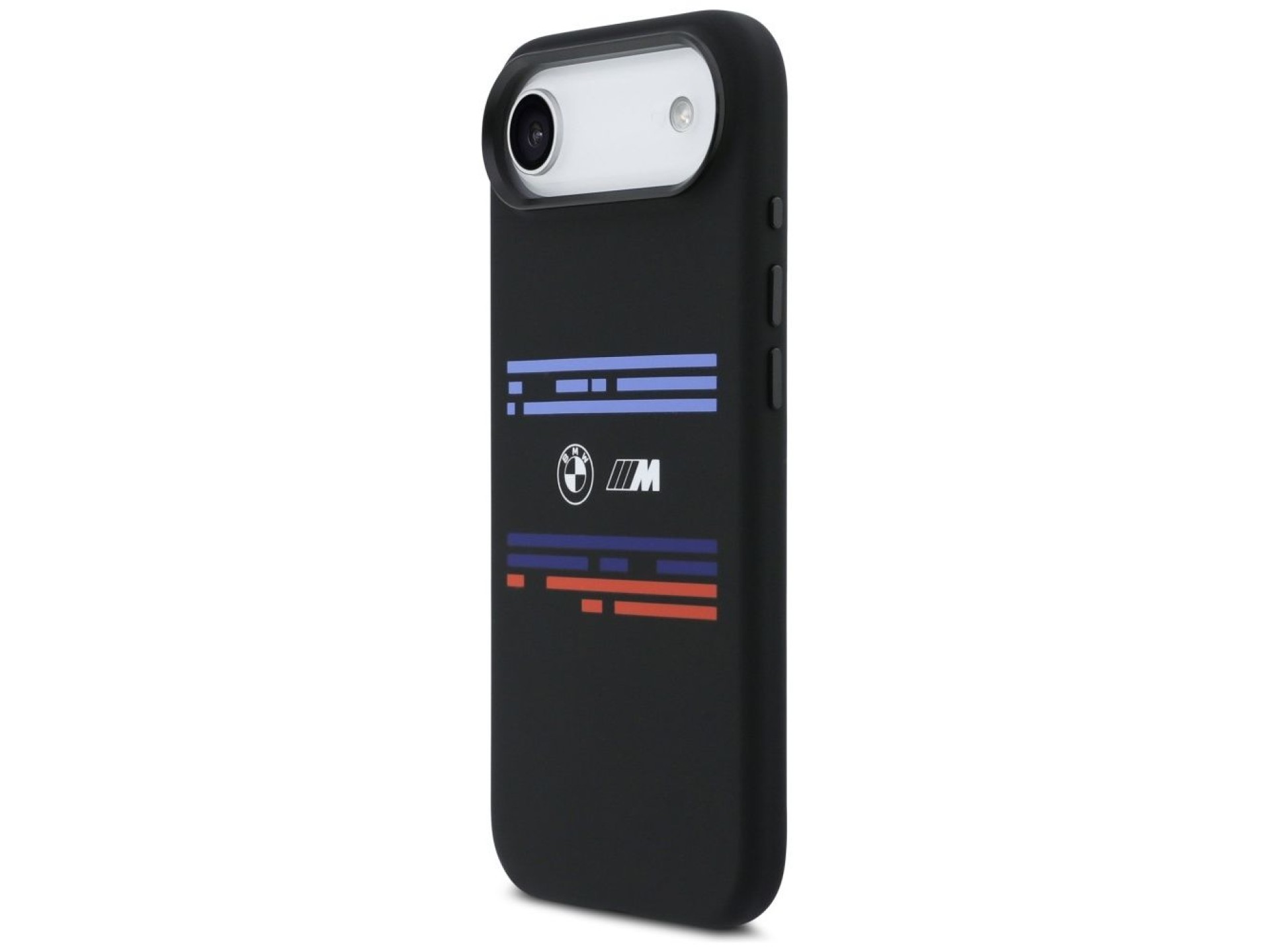 BMW M Silicon Horizontal Line MagSafe Case for iPhone Air - Black