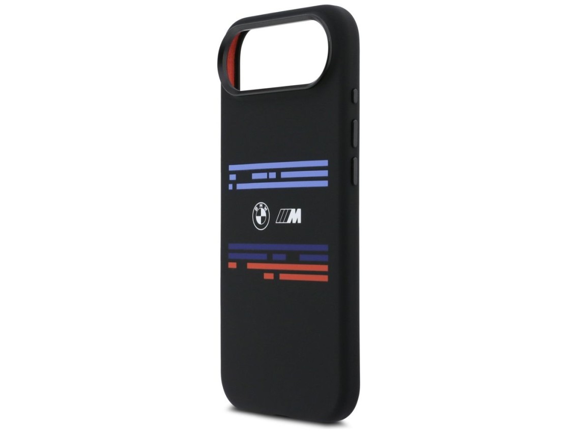 BMW M Silicon Horizontal Line MagSafe Case for iPhone Air - Black