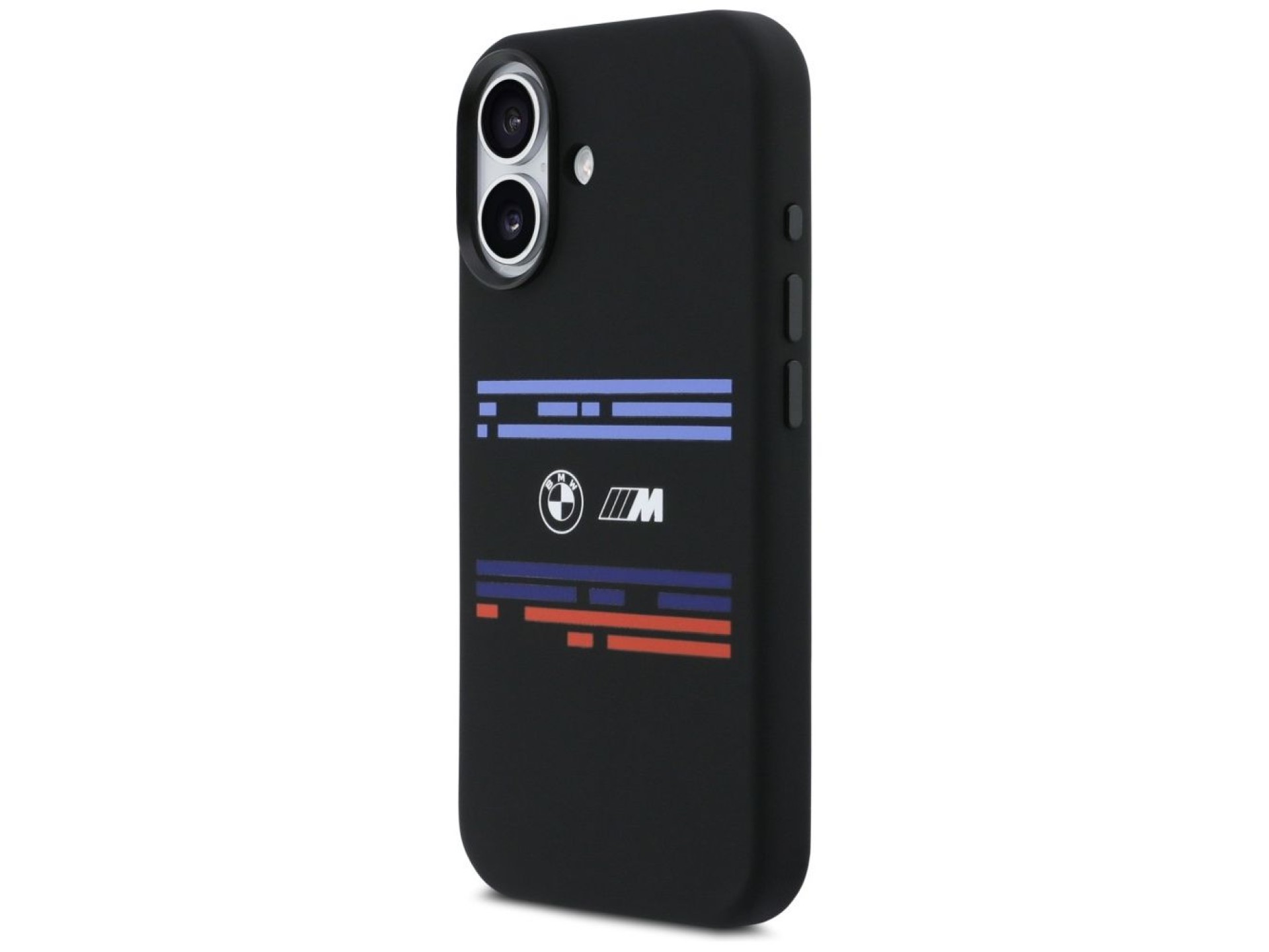 BMW M Silicon Horizontal Line MagSafe Case for iPhone 17 - Black
