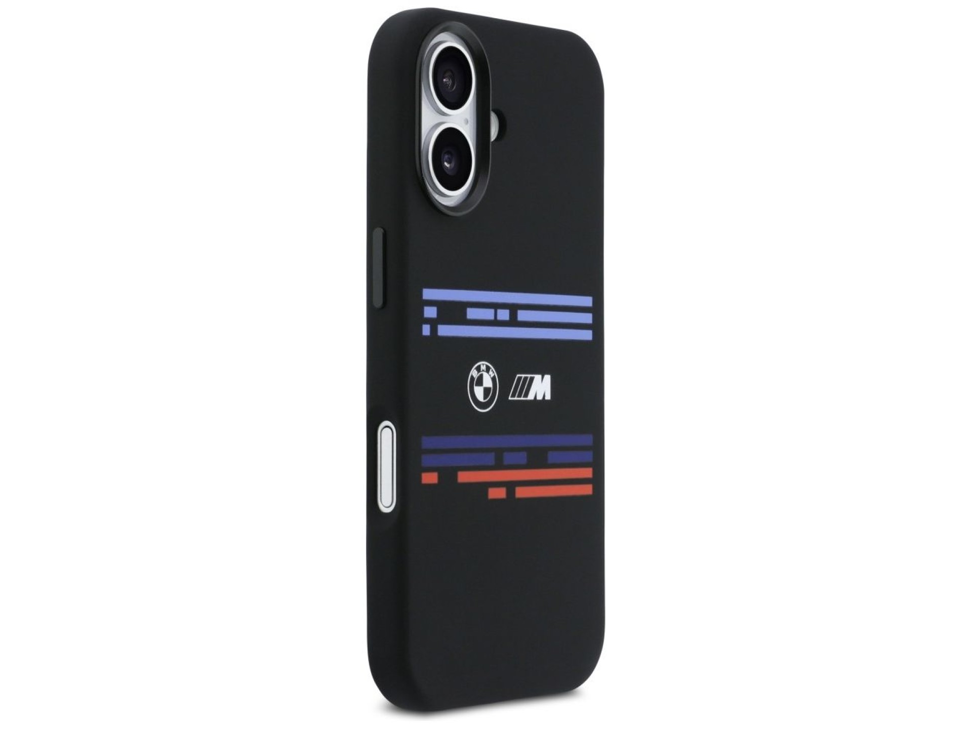 BMW M Silicon Horizontal Line MagSafe Case for iPhone 17 - Black