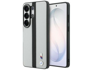 Funda MagSafe con logotipo de franja perforada de BMW para Samsung Galaxy S26 Ultra - Gris Funda MagSafe con logotipo de franja perforada de BMW para Samsung Galaxy S26 Ultra - Gris
