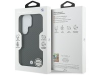 Funda magn�tica de fibra de carbono con el logotipo de BMW para Samsung Galaxy S26 Ultra - Negra