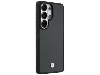 BMW Sign Magnetic Carbon Fiber MagSafe Case for Samsung Galaxy S26 Ultra - Black