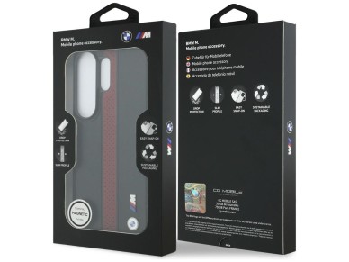 Funda MagSafe BMW con logotipo de franja perforada para Samsung Galaxy S26 Ultra - Roja Funda MagSafe BMW con logotipo de franja perforada para Samsung Galaxy S26 Ultra - Roja