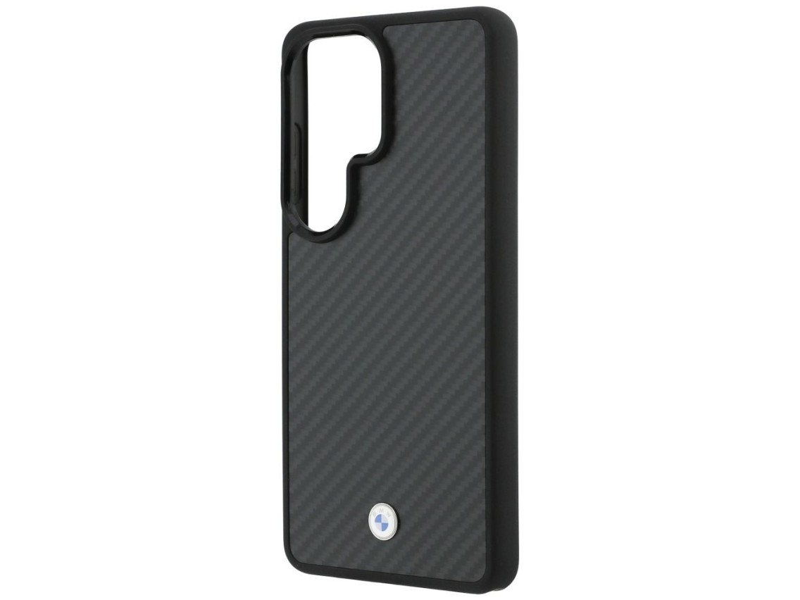 Funda magn�tica de fibra de carbono con el logotipo de BMW para Samsung Galaxy S26 Ultra - Negra