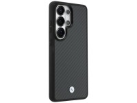 Funda magn�tica de fibra de carbono con el logotipo de BMW para Samsung Galaxy S26 Ultra - Negra