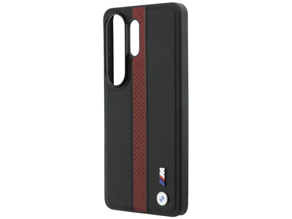BMW Perforated Stripe Logo MagSafe Case for Samsung Galaxy S26 Ultra - Red