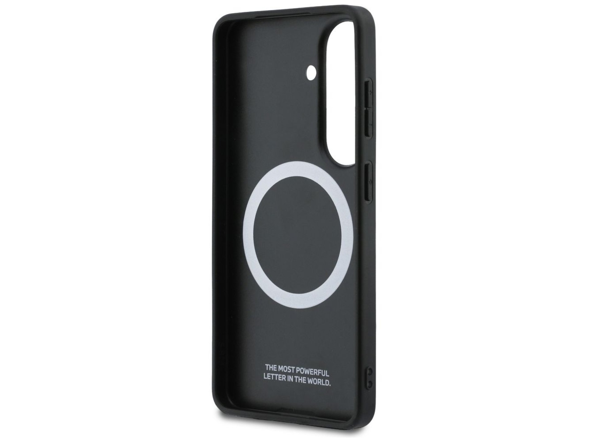 Capa MagSafe com logotipo BMW Perfurado e Faixa para Samsung Galaxy S26 - Azul