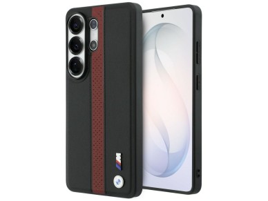 Funda MagSafe BMW con logotipo de franja perforada para Samsung Galaxy S26 Ultra - Roja Funda MagSafe BMW con logotipo de franja perforada para Samsung Galaxy S26 Ultra - Roja