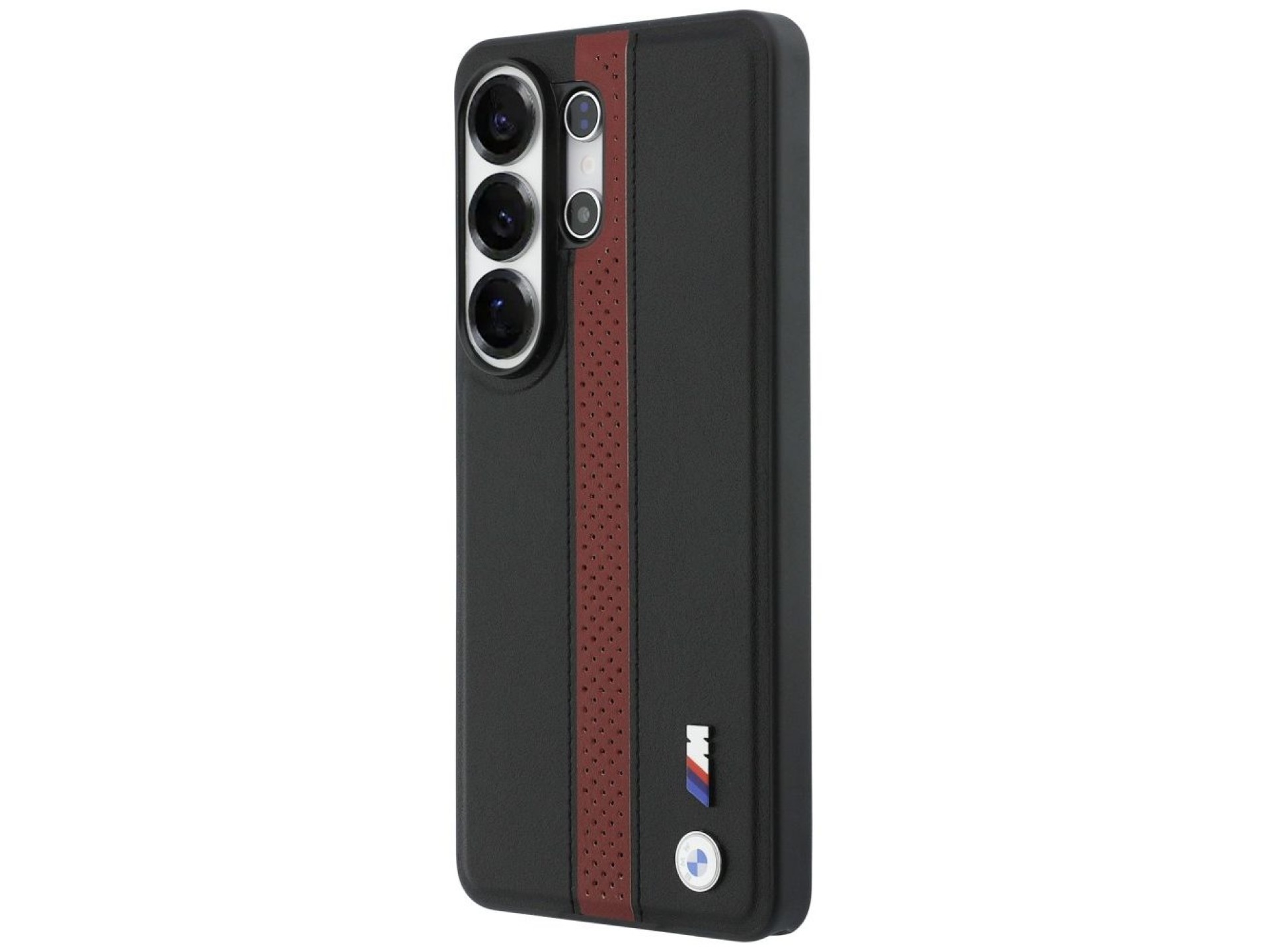 BMW Perforated Stripe Logo MagSafe Case for Samsung Galaxy S26 Ultra - Red