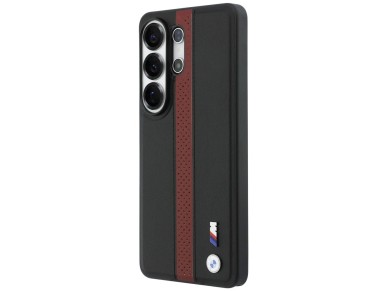 Funda MagSafe BMW con logotipo de franja perforada para Samsung Galaxy S26 Ultra - Roja Funda MagSafe BMW con logotipo de franja perforada para Samsung Galaxy S26 Ultra - Roja