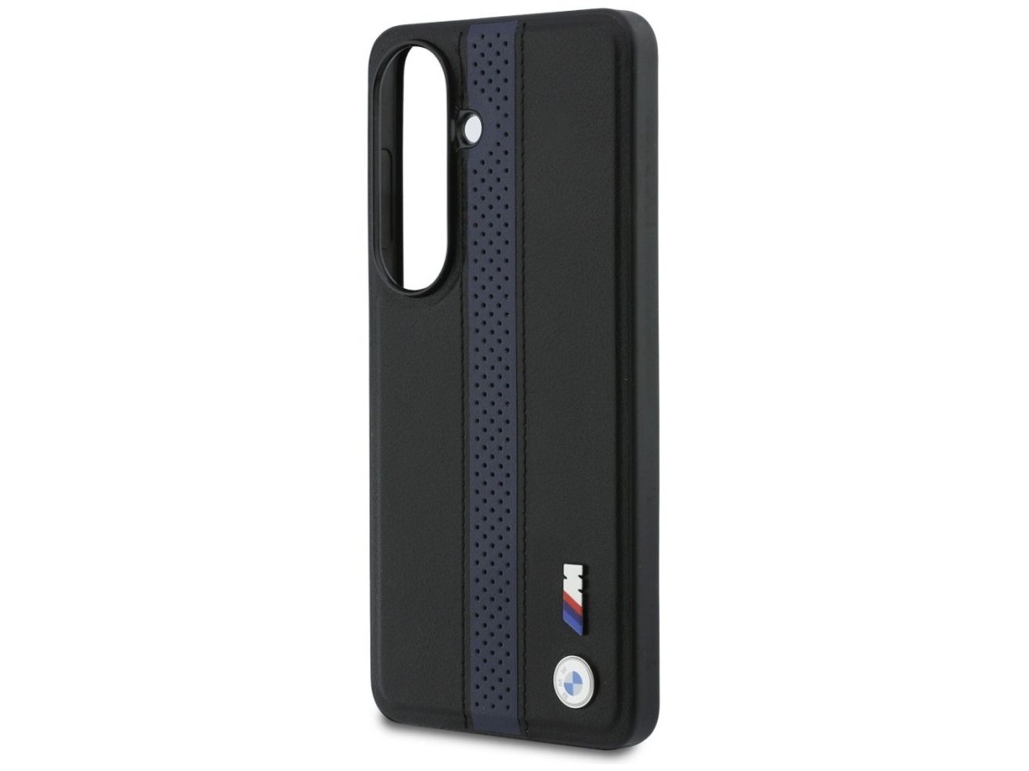Capa MagSafe com logotipo BMW Perfurado e Faixa para Samsung Galaxy S26 - Azul