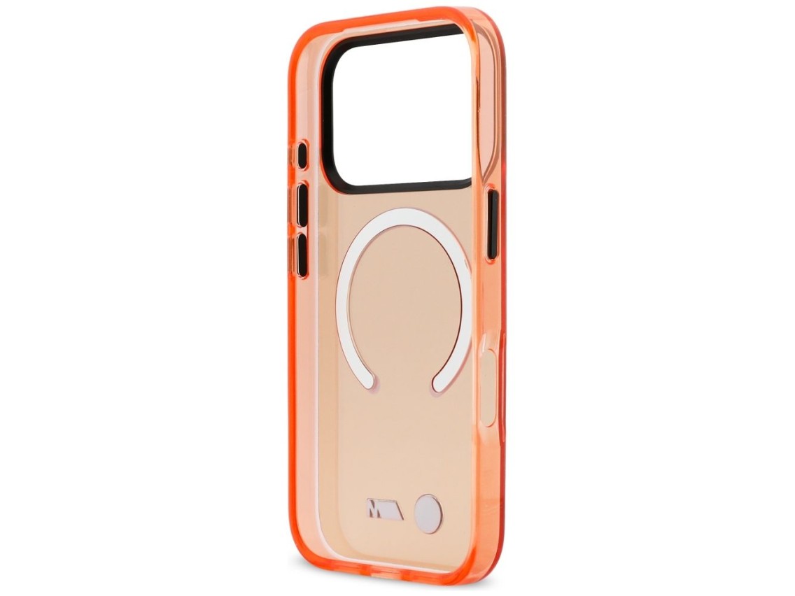 Funda MagSafe BMW M IML con logotipos met�licos para iPhone 17 Pro - Naranja Pro