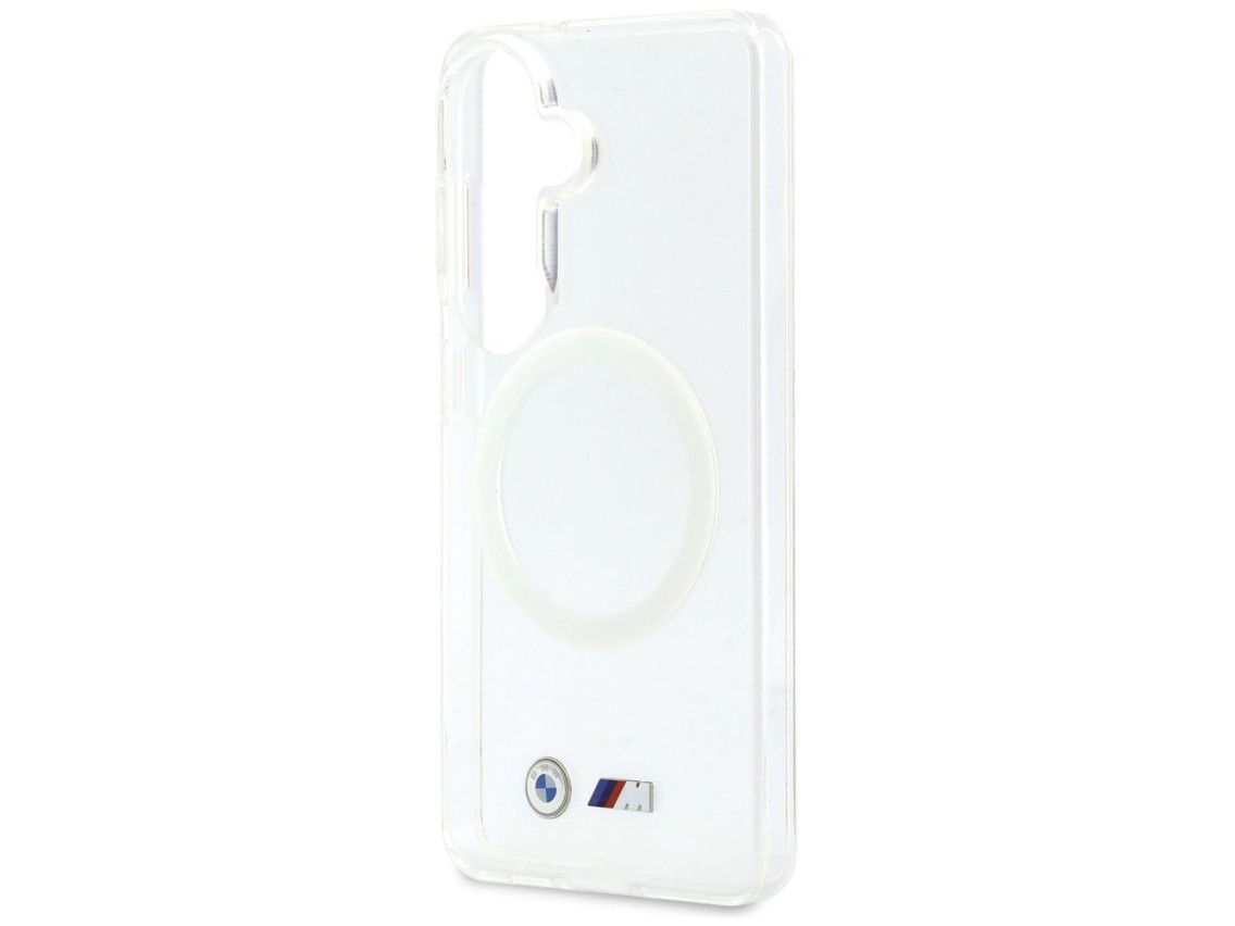 Capa MagSafe BMW IML com logotipo met�lico � prova de choque para Samsung Galaxy S26 - Transparente