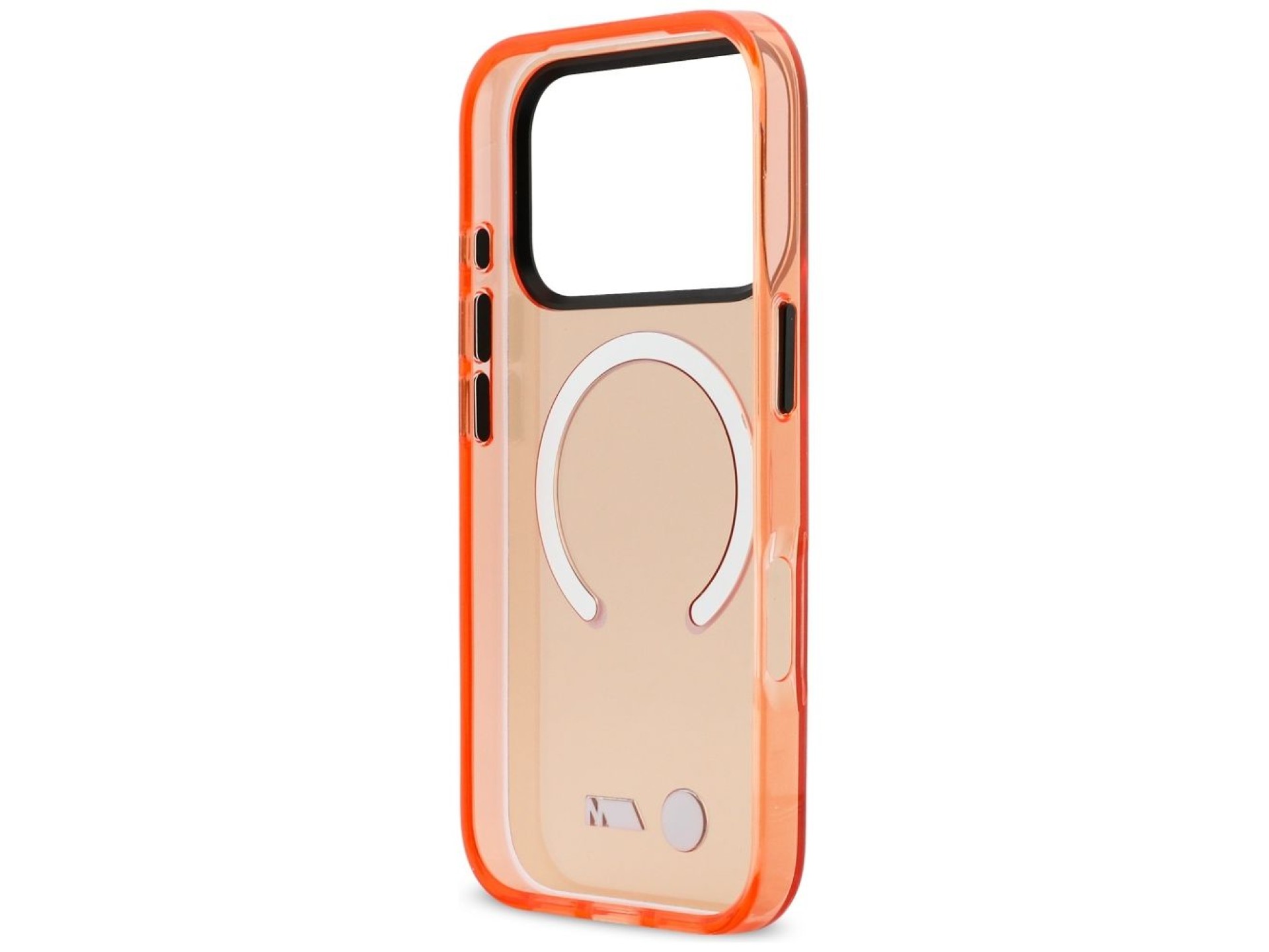 Funda MagSafe BMW M IML con logotipos metálicos para iPhone 17 Pro - Naranja Pro