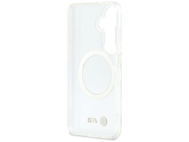 Funda BMW IML a prueba de golpes con logo met�lico MagSafe para Samsung Galaxy S26 - Transparente