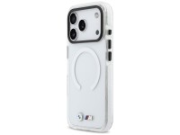 Capa MagSafe BMW M IML � prova de choque com logotipos met�licos para iPhone 17 Pro Max - Transparen