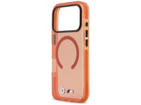 Capa MagSafe BMW M IML à prova de choque com logotipos metálicos para iPhone 17 Pro - Laranja Pro Capa MagSafe BMW M IML à prova de choque com logotipos metálicos para iPhone 17 Pro - Laranja Pro
