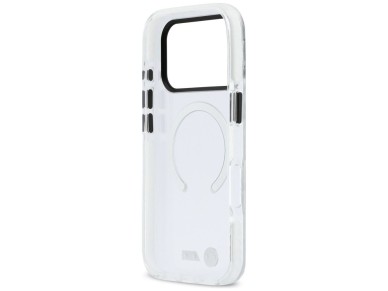 BMW M IML Shockproof Metal Logos MagSafe Case for iPhone 17 Pro Max - Transparent