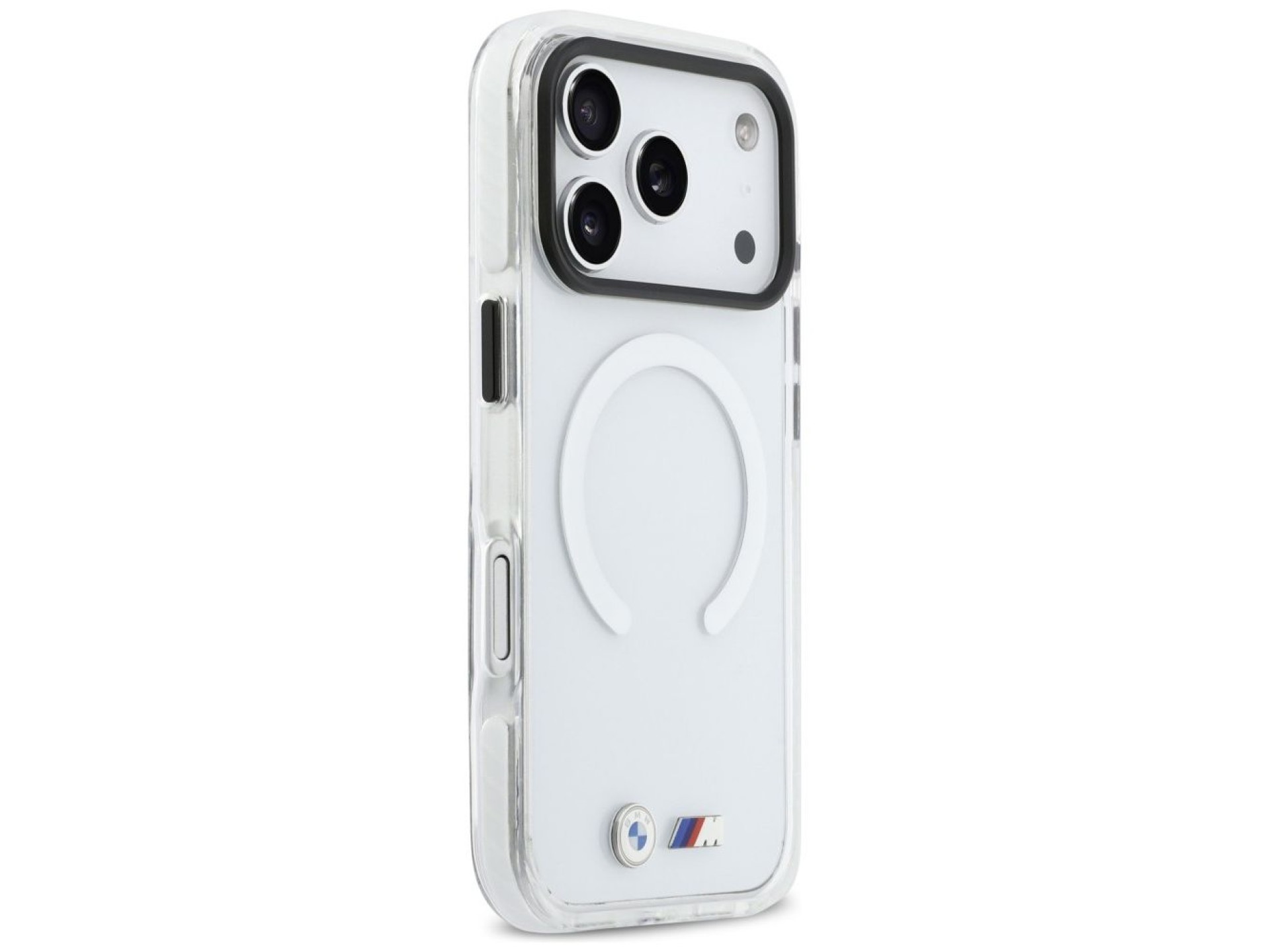 BMW M IML Shockproof Metal Logos MagSafe Case for iPhone 17 Pro - Clear