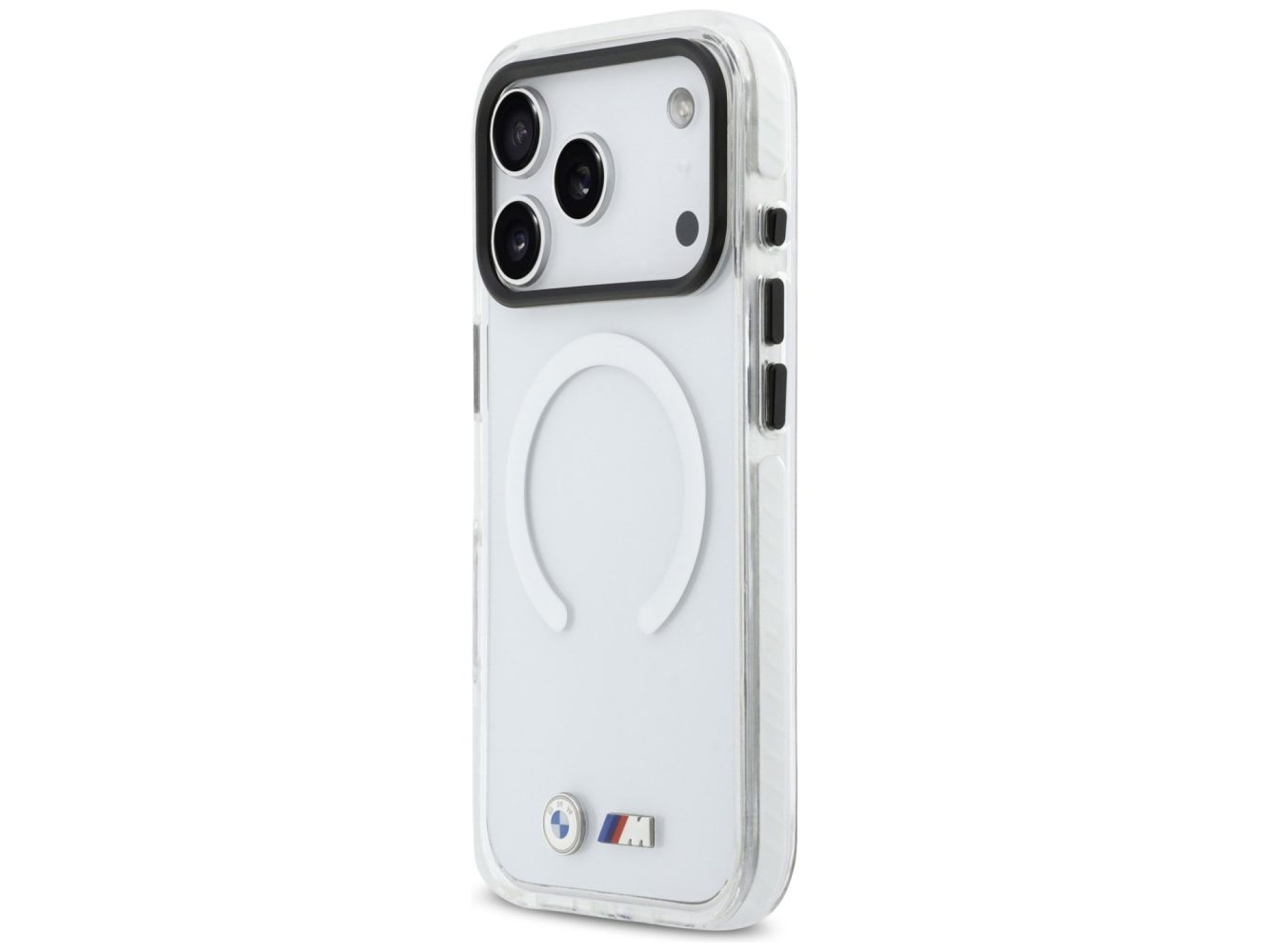 BMW M IML Shockproof Metal Logos MagSafe Case for iPhone 17 Pro - Clear