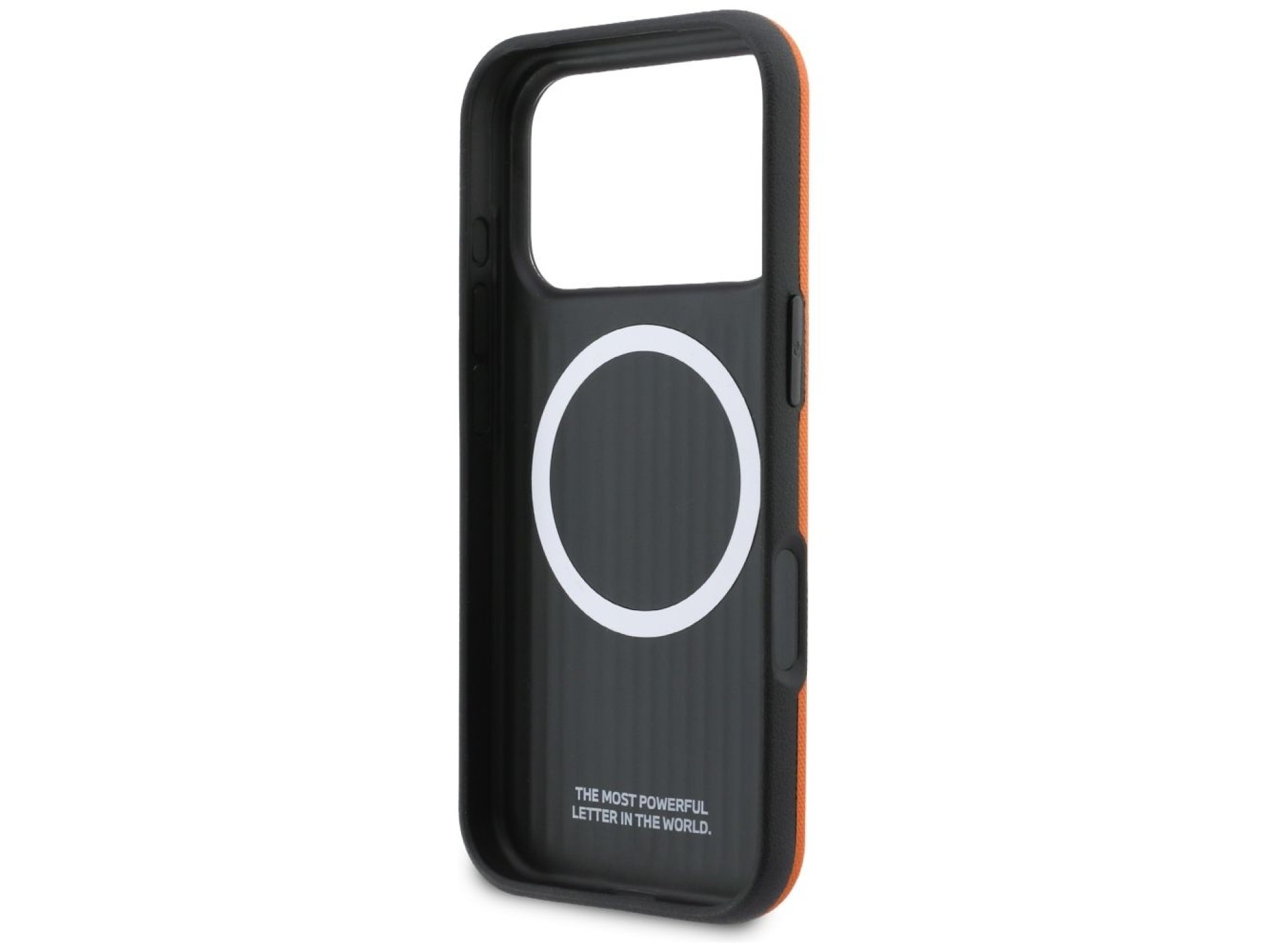 BMW M FW Metal Logo MagSafe Case for iPhone 17 Pro Max - Orange