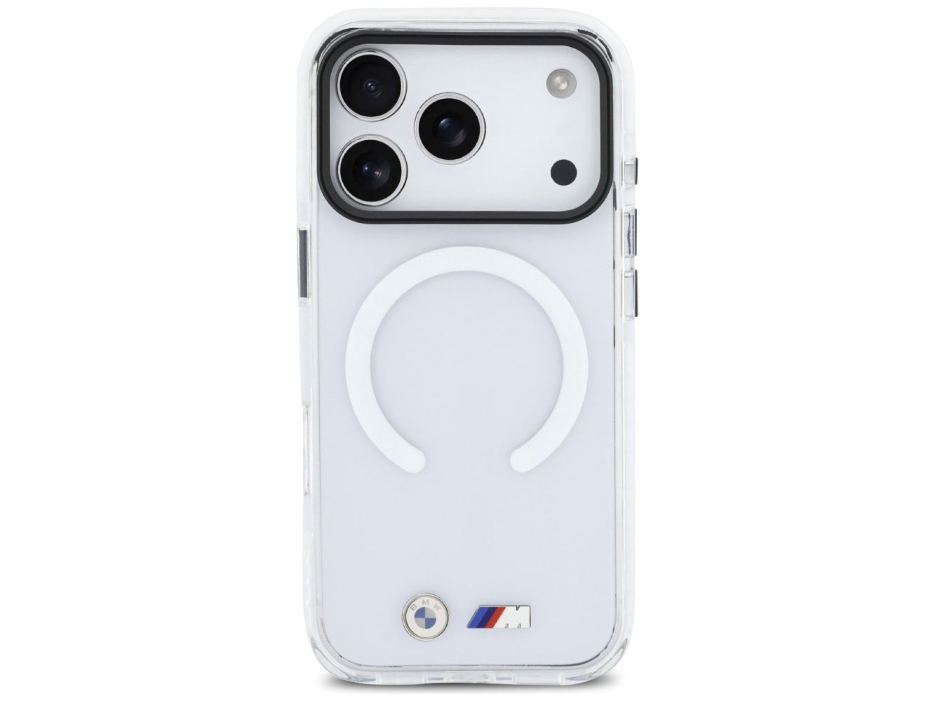 BMW M IML Shockproof Metal Logos MagSafe Case for iPhone 17 Pro - Clear