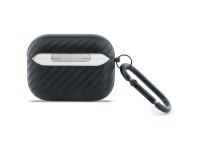 Capa BMW Carbon Metal com Logotipo para AirPods Pro 3 - Preta