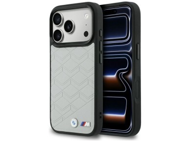 BMW M Shape Logo MagSafe Case for iPhone 17 Pro Max - Gray BMW M Shape Logo MagSafe Case for iPhone 17 Pro Max - Gray
