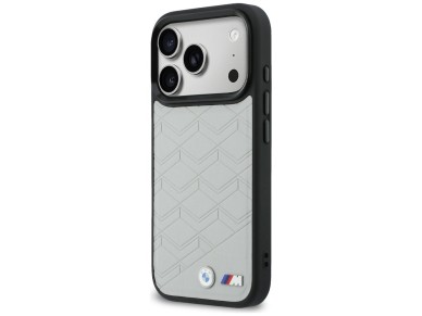 Funda MagSafe con logo BMW M para iPhone 17 Pro Max - Gris