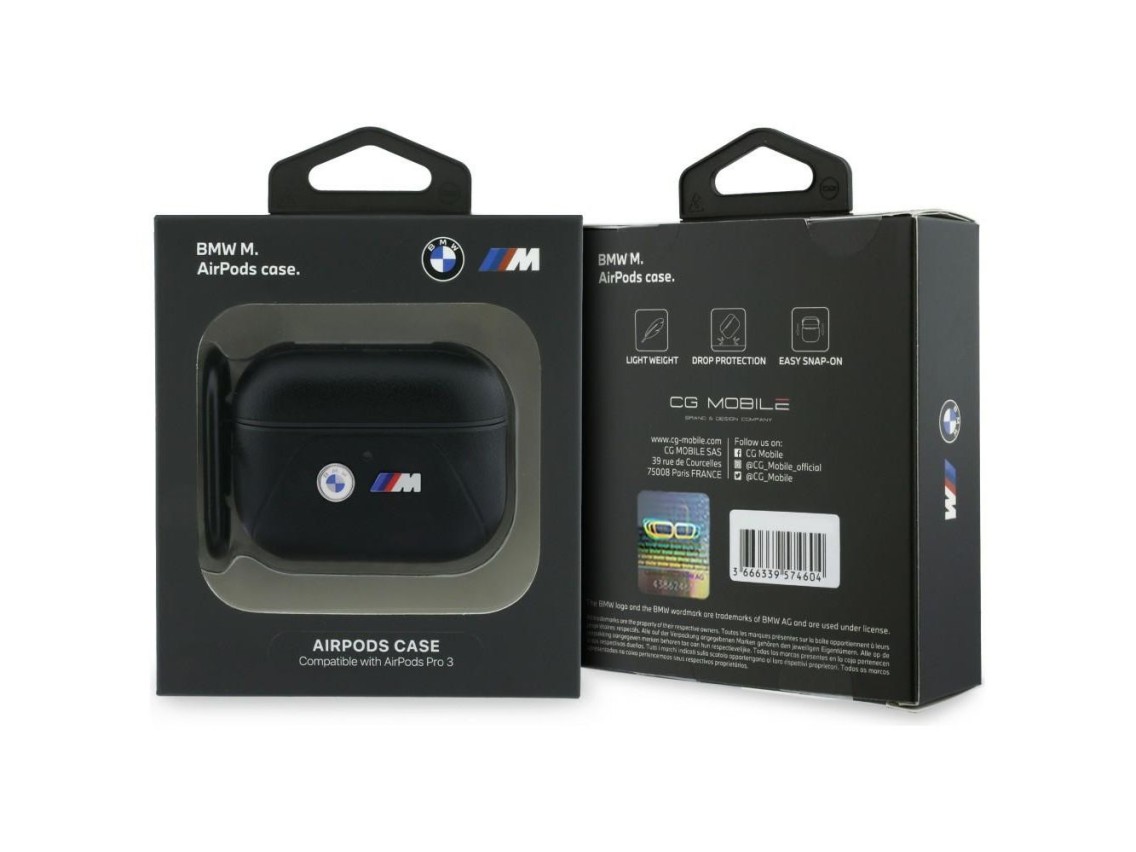 BMW Curved Line Case for AirPods Pro 3 - Black