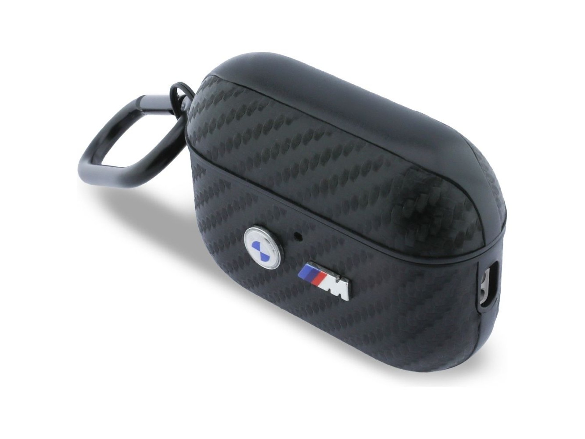Capa BMW Carbon Metal com Logotipo para AirPods Pro 3 - Preta