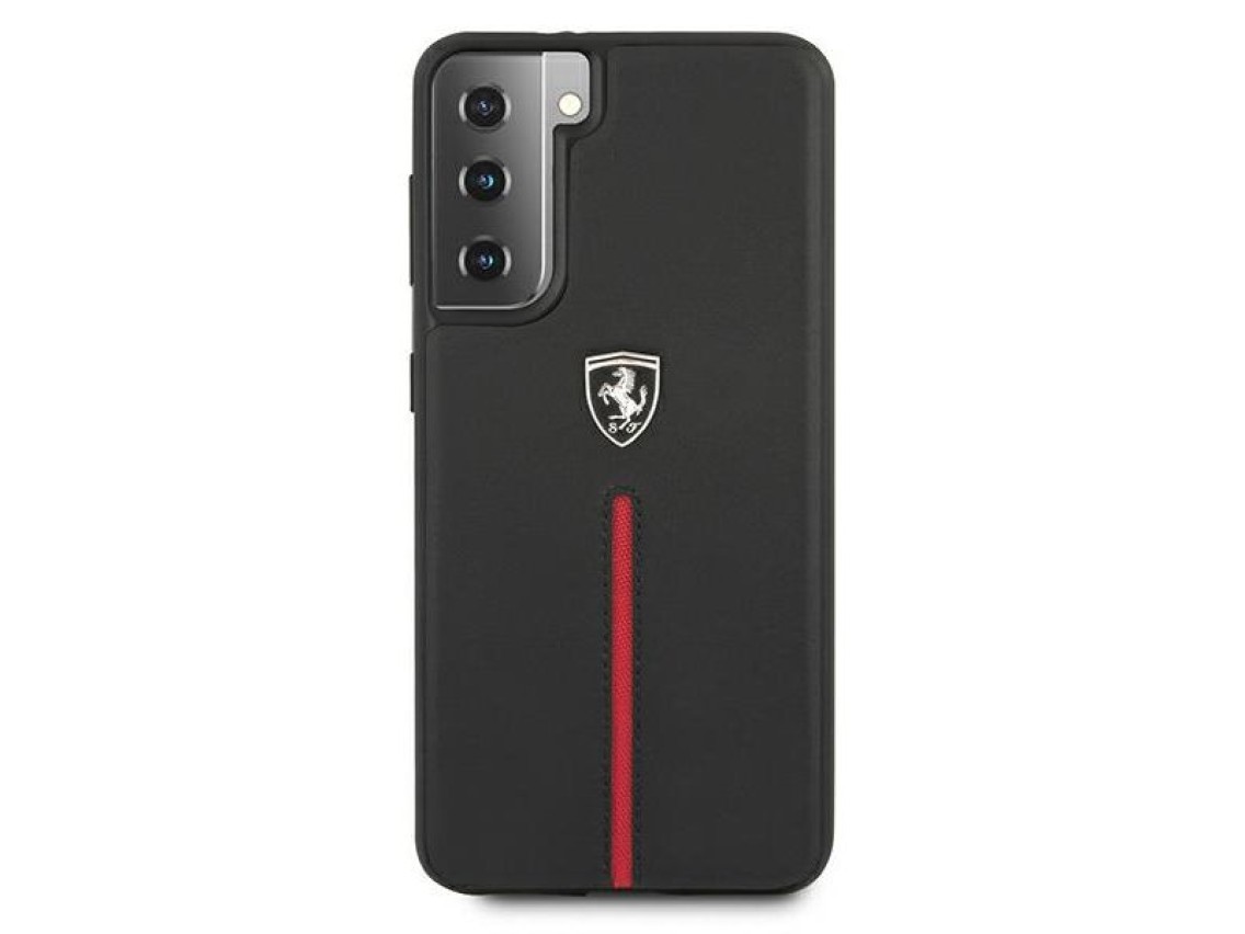 Ferrari FEOSIHCS21MBK S21+ G996 negro/negro estuche rígido Off Track de cuero y nailon