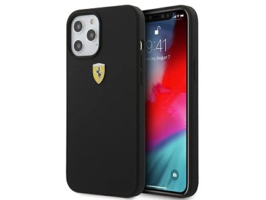 Ferrari FESSIHCP12LBK iPhone 12 Pro Max 6.7" black/black hardcase On Track Silicone Ferrari FESSIHCP12LBK iPhone 12 Pro Max 6.7" black/black hardcase On Track Silicone