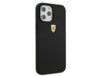 Ferrari FESSIHCP12LBK iPhone 12 Pro Max 6.7" black/black hardcase On Track Silicone Ferrari FESSIHCP12LBK iPhone 12 Pro Max 6.7" black/black hardcase On Track Silicone