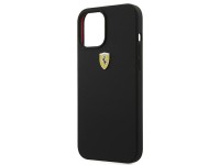 Ferrari FESSIHCP12LBK iPhone 12 Pro Max 6.7" black/black hardcase On Track Silicone Ferrari FESSIHCP12LBK iPhone 12 Pro Max 6.7" black/black hardcase On Track Silicone