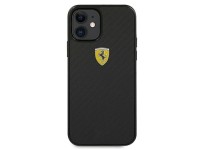 Ferrari FERCAHCP12SBK iPhone 12 mini 5.4" black/black hardcase On Track Real Carbon Ferrari FERCAHCP12SBK iPhone 12 mini 5.4" black/black hardcase On Track Real Carbon